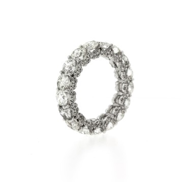 Diamond Eternity Band With Pave Detail